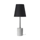NETTO TABLE LIGHTING 1ΧΕ14 CEMENT+BLACK METAL+ SHADE Φ20ΧΗ45CM