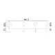 NETTO WALL MOUNTED LIGHTING 1ΧE27 BLACK METALLIC 66Χ7Χ8CM VALENTINO - изображение 2