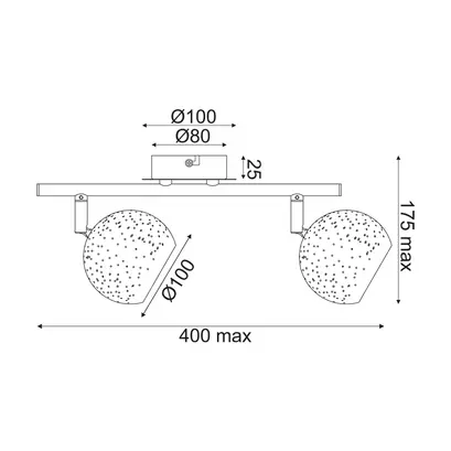 NETTO АПЛИК 2ΧG9 МЕТАЛ БЯЛ+ МЕСИНГ 32Χ10Χ15,8CM PLANETARIO