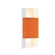 NETTO WALL MOUNTED LED 12W 3000K ALUMINUM ORANGE+WHITE 25X11X5,3CM