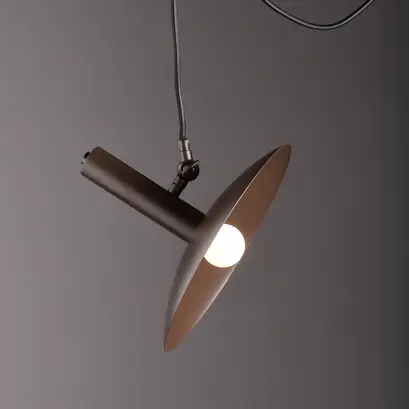 ВИСЯЩА ЛАМПА 1Χ27 ΚΑΦЯВ МЕТАЛ  D25XH220CM WAKANDA