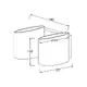 NETTO WALL LAMP 1XG9 BLACK GLASS MOET - изображение 2