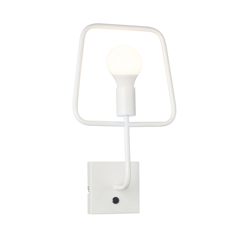 ОСВЕТЛЕНИЕ ЗА СТЕНА 1ΧΕ27 БЯЛО МЕТАЛНО 25Χ7ΧΗ41,5CM