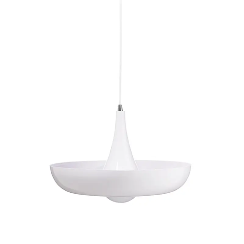 ВИСЯЩА ЛАМПА 1ΧΕ27 БЯЛ МЕТАЛ Φ40ΧΗ120CM SOBRERO