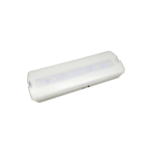 MAINTAINED/NON MAINTAINED EMERGENCY LED 4W 3HRS 200LM 6000K 230V & TEST BUTTON