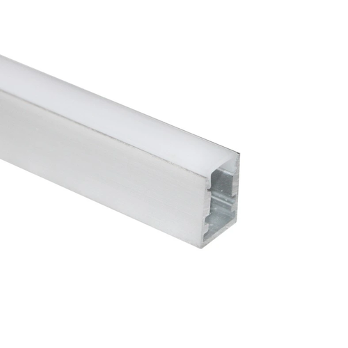 TIN CEILING/WALL ALUMINUM PROFILE WITH OPAL COVER 2m/pc