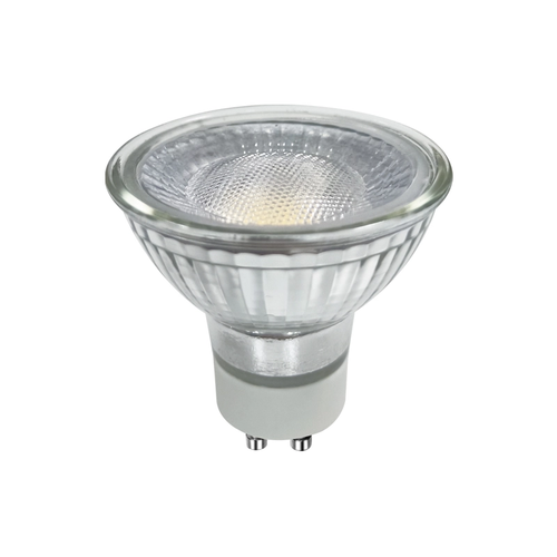 LED SMD GU10 7W 6000K 230V AC 610LM RA80 30000H 100° СТЪКЛО