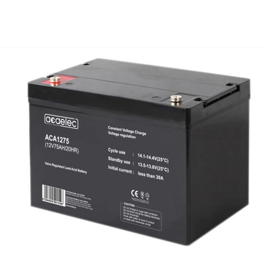 БАТЕРИЯ AGM VRLA 12V 75AH/20HR (клема M6)
