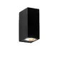 GU10 АПЛИК ПЛАСТМАСОВ 230V AC ЧЕРЕН IP65 МАКС.2X3W LED