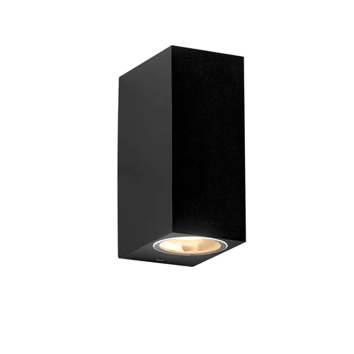 GU10 АПЛИК ПЛАСТМАСОВ 230V AC ЧЕРЕН IP65 МАКС.2X3W LED