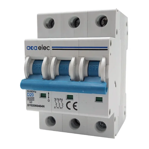 MCB 3P D20 6KA 3M