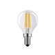 LED ФИЛАМЕНТ E14 ДИМИРУЕМА G45 4W 4000K 230V AC 410LM RA80 30000H 360°