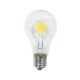 LED ФИЛАМЕНТ E27 A60 2W 2700K 230V AC 200LM RA80 30000H 360° ЗВЕЗДА