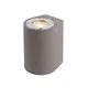 ^WALL ROUND SPOT LUMINAIRE IP65 GU10 BLACK CEMENT