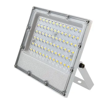 LED БЯЛ SMD ПРОЖЕКТОР IP65 30W 6000K 3600Lm 100-277V AC RA80 IK08 5Г ГАРАНЦИЯ ДИШАЩ КЛАПАН