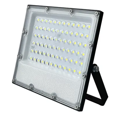 LED SMD ЧЕРЕН ПРОЖЕКТОР IP65 50W 4000K 6000Lm 100-277V AC RA80 IK08 5Г ГАРАНЦИЯ ДИШАЩ КЛАПАН