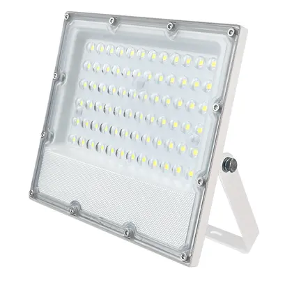 LED БЯЛ SMD ПРОЖЕКТОР IP65 50W 4000K 6000Lm 100-277V RA80 IK08 5Г ГАРАНЦИЯ ДИШАЩ КЛАПАН
