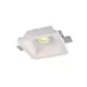 ^SQUARE MOVABLE GYPSUM TRIMLESS SPOT LUMINAIRE AARI GU10
