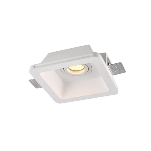 ^SQUARE MOVABLE GYPSUM TRIMLESS SPOT LUMINAIRE AARI GU10