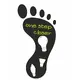RIGHT FOOTPRINT FLOOR STICKER DIOLAMP 27x11cm