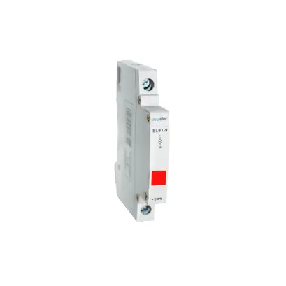 ИНДИКАТОРНА ЛАМПА ЕДИНИЧНА ЧЕРВЕНА 16A 230V 0,5M