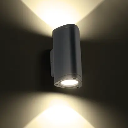 ^LED HP АПЛИК 6W 300LM 50° 230V AC 3.000K ТЪМНО СИВ CRI80 IP54 30.000HRS