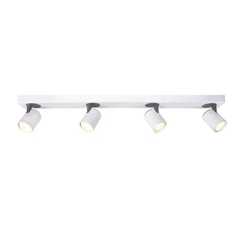 СТЕННА ЛАМПА 4XGU10  БЯЛ АЛУМИНИЙ 76Χ7Χ12CM DISCO