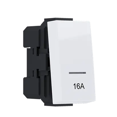 ^MODYS ДВУПОЛЮСЕН КЛЮЧ (0-1) С ИНДИКАТОР 16A БЯЛ 1 M. 2P 16AX 250VAC IP20