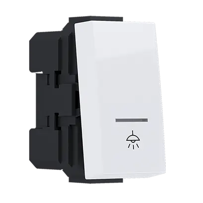^MODYS БУТОН С ИНДИКАТОР И СИМВОЛ ЛАМПА БЯЛ 1 M. 1P 10A 250VAC IP20