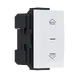 ^MODYS БУТОН ЗА ЩОРИ БЯЛ 1 M. 2P 10A 250VAC IP20