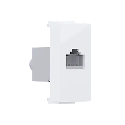 ^ MODYS TELEPHONE SOCKET WHITE 1 M. RJ11 CAT.3 IP20