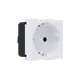 ^ MODYS SCHUKO SOCKET WITH SHUTTERS WHITE 2 M. 2P+E 16A 250VAC IP20