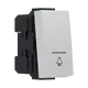 ^MODYS БУТОН С ИНДИКАТОР И СИМВОЛ ЗВЪНЕЦ СЛОНОВА КОСТ 1 M. 1P 10A 250VAC IP20