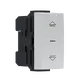 ^MODYS БУТОН ЗА ЩОРИ СЛОНОВА КОСТ 1 M. 2P 10A 250VAC IP20