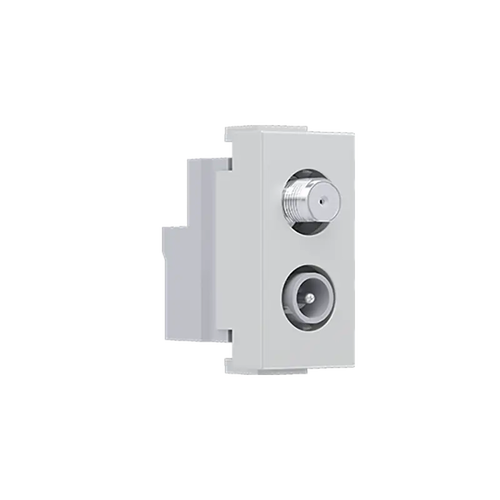 ^ MODYS SAT TV-R SOCKET END-LINE IVORY 1 M. IP20