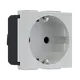 ^MODYS КОНТАКТ ШУКО СЛОНОВА КОСТ 2 M. 2P+E 16A 250VAC IP20