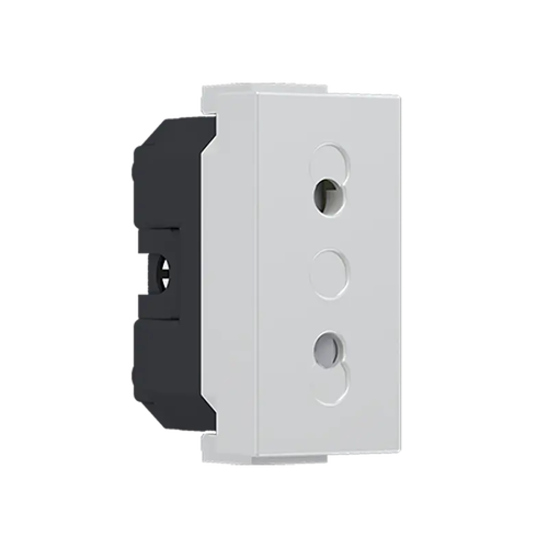 ^ MODYS EURO SOCKET WITH SHUTTERS IVORY 1 M. 2P 10A 250VAC IP20