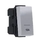 ^MODYS 2-POLE SWITCH (0-1) WITH 16A INDICATOR SILVER 1 M. 2P 16AX 250VAC IP20