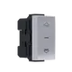 ^ MODYS BLIND SWITCH SILVER 1 M. 2P 10AX 250VAC IP20