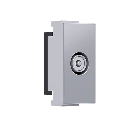 ^ MODYS TV-R SOCKET MALE CONNECTOR SILVER 1 M. ENL-LINE IP20