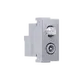 ^ MODYS SAT TV-R КОНТАКТ ПРОХОДЕН СРЕБЪРЕН 1 M. IP20