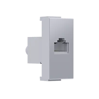 ^ MODYS КОНТАКТ ЗА ДАННИ СРЕБЪРЕН 1 M. RJ45 CAT.6 ЕКРАНИРАН IP20