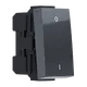 ^MODYS ДВУПОЛЮСЕН КЛЮЧ (0-1) АНТРАЦИТ 1 M. 2P 10AX 250VAC IP20