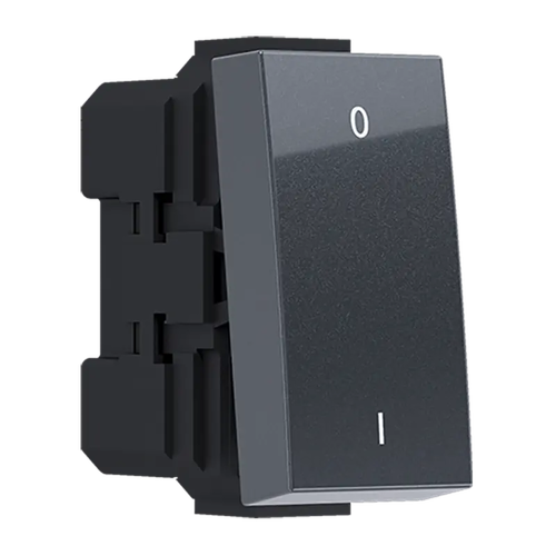 ^MODYS ДВУПОЛЮСЕН КЛЮЧ (0-1) АНТРАЦИТ 1 M. 2P 10AX 250VAC IP20