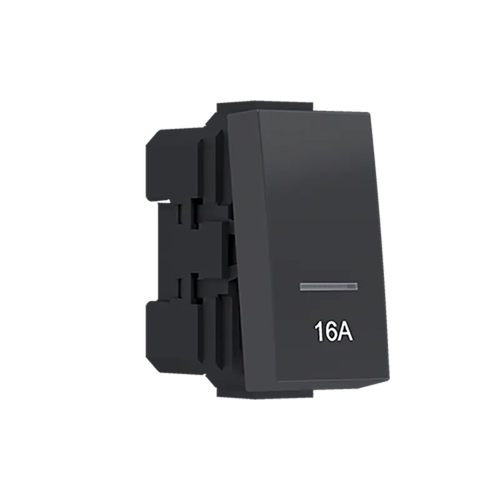 ^MODYS 2-POLE SWITCH (0-1) WITH 16A INDICATOR ANTHRACITE 1 M. 2P 16AX 250VAC IP20