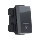 ^MODYS БУТОН С ИНДИКАТОР И СИМВОЛ ЛАМПА АНТРАЦИТ 1 M. 1P 10A 250VAC IP20