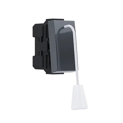 ^MODYS БУТОН С ВРЪВЧИЦА АНТРАЦИТ 1 M. 1P 10A 250VAC IP20