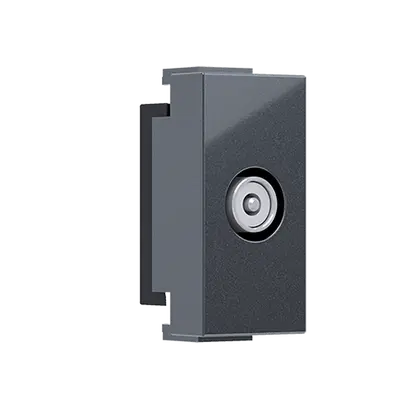 ^ MODYS TV-R SOCKET MALE CONNECTOR ANTHRACITE 1 M. ENL-LINE IP20