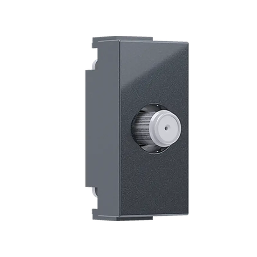 ^ MODYS SAT SOCKET FEMALE CONNECTOR ANTHRACITE 1 M. END-LINE IP20