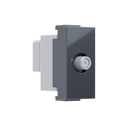 ^ MODYS SAT SOCKET END-LINE ANTHRACITE 1 M. IP20